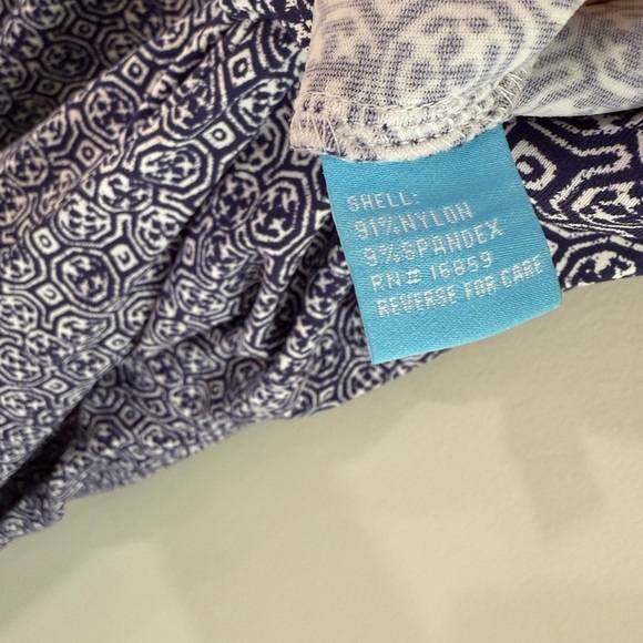 J. McLaughlin Navy Blue/White Patterned Pants - Size Small - Picture 3 of 10